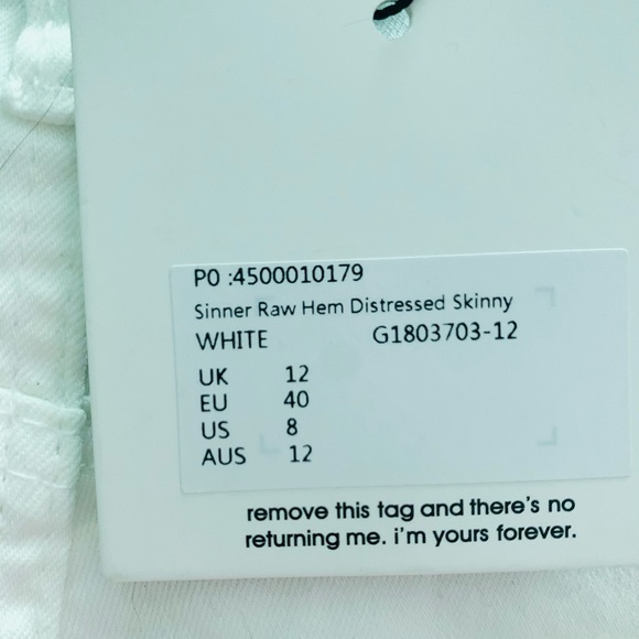 Never Worn White High Rise Missguided Jeans - Picture 3 of 4